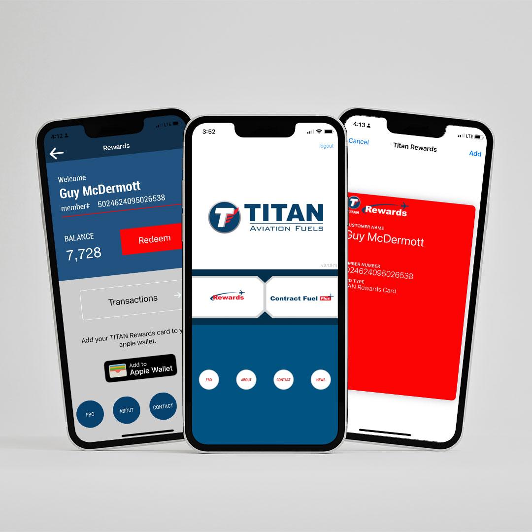 TITAN Contract Fuel + card Mobile Wallet