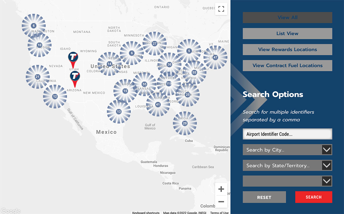 Fuel Finder TITAN Aviation Fuels