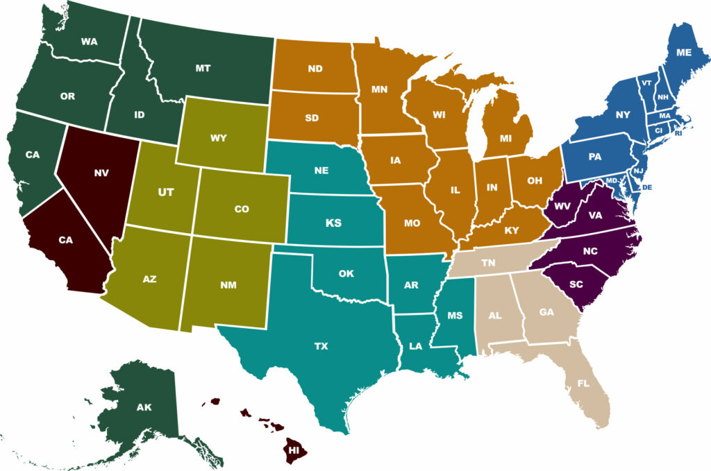 Flight Department Solutions Representative Map